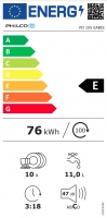 Myčka nádobí Philco PD 105 EABIS energetický štítek new